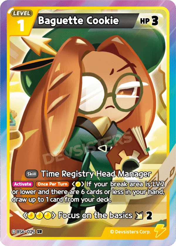 Baguette Cookie BS6-025 SR | Super Rare Card