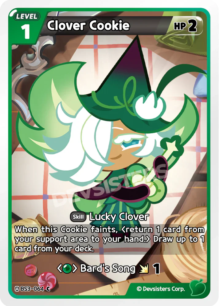 Clover Cookie BS3-064 C | Common Card