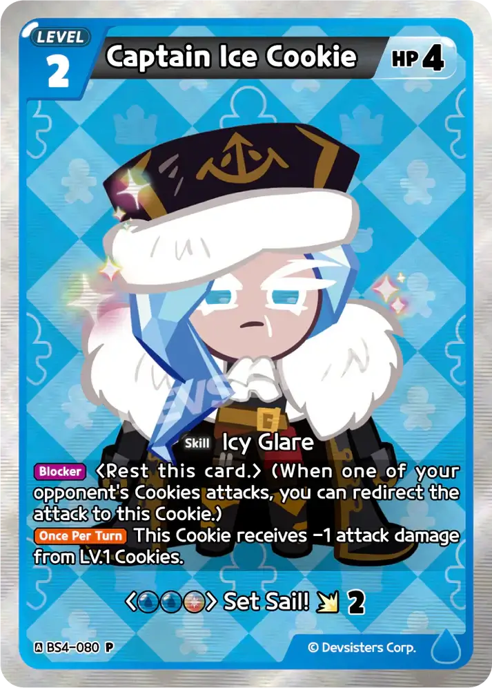 Captain Ice Cookie BS4-080 P |  Promo Card