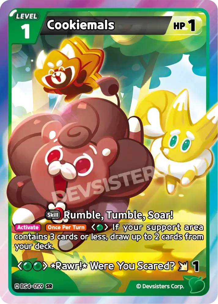 Cookiemals (BS4-059) SR | Super Rare Card