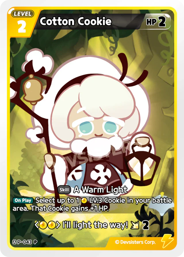 Cotton Cookie P-043 | Promo Card