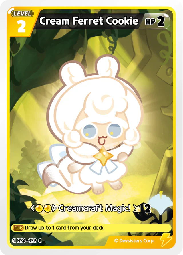 Cream Ferret Cookie BS4-032 C | Common Card