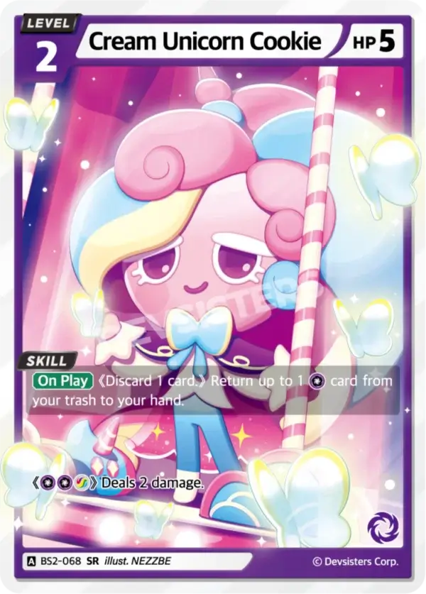 Cream Unicorn Cookie BS2-068 SR | Super Rare Card