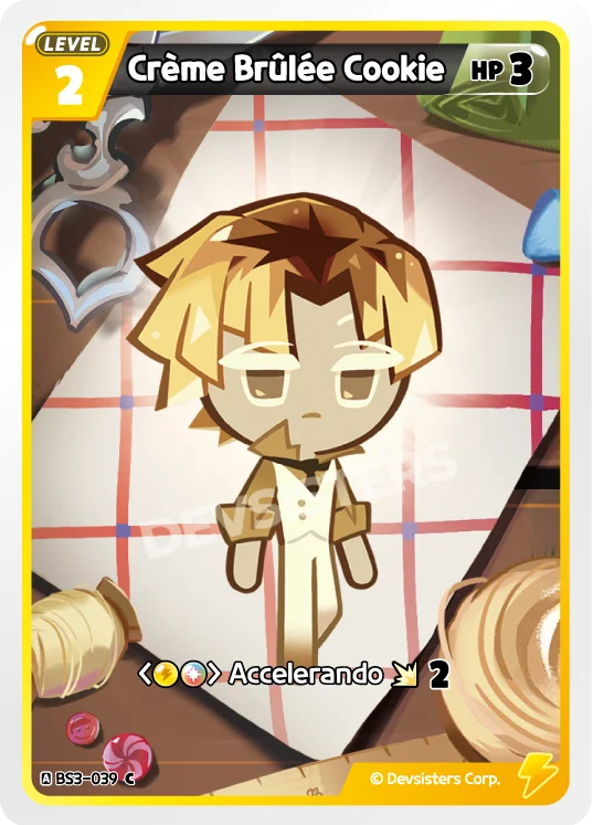 Creme Brulee Cookie BS3-039 C | Common Card