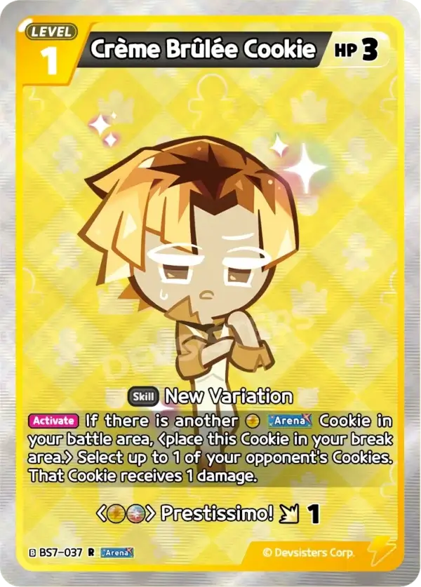 Creme Brulee Cookie BS7-037 R | Rare Card