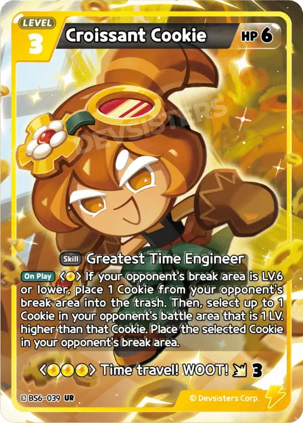 Croissant Cookie BS6-039 UR | Ultra Rare Card