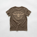 THE WINGED MECHANIC TEE - BROWN