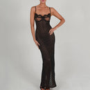 Lauren's Lace Slit Dress