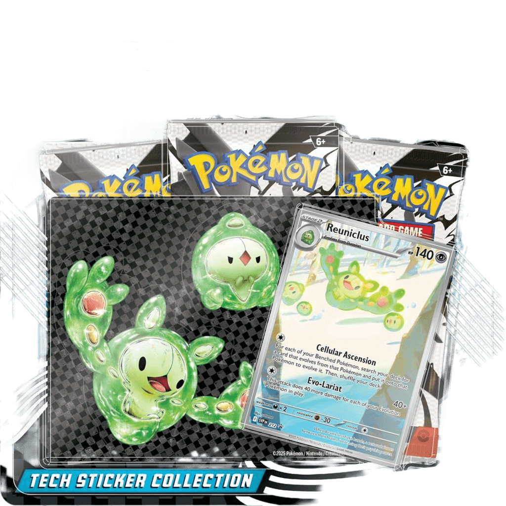 Pokemon Scarlet & Violet Black Bolt Tech Sticker Collection