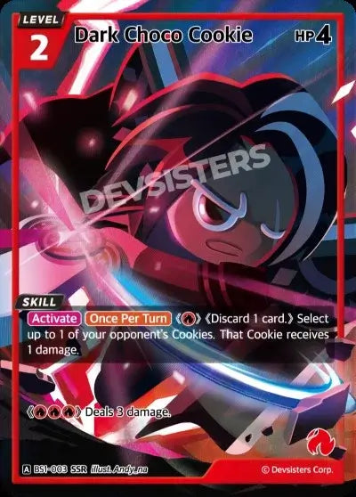 Dark Choco Cookie BS1-003 SSR | Super Secret Rare Card
