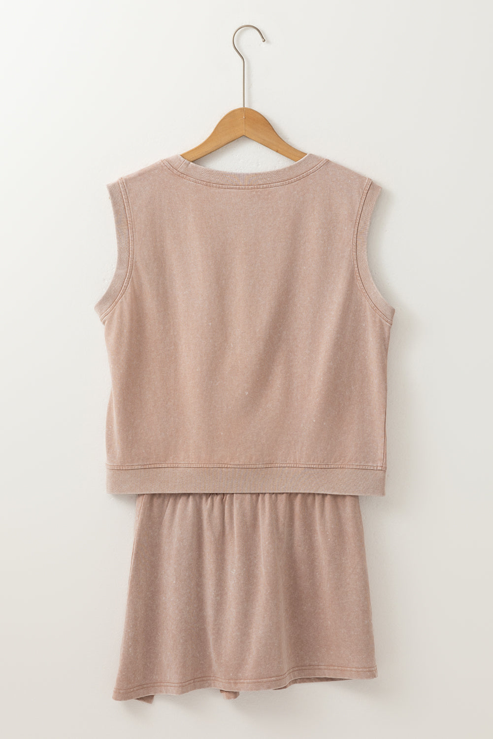 Mineral Wash Tank Top &amp; Lined Skort Set