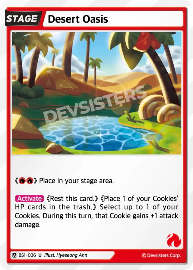 Desert Oasis BS1-026 U | Uncommon Card