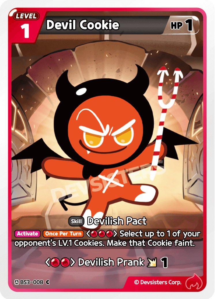 Devil Cookie BS3-008 C | Common Card