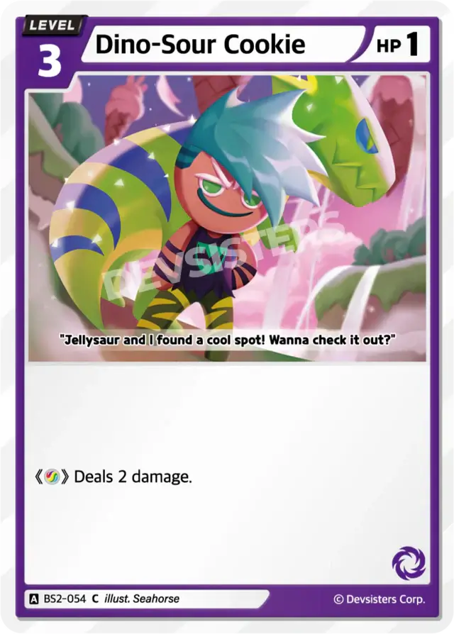 Dino-Sour Cookie BS2-054 C | Common Card