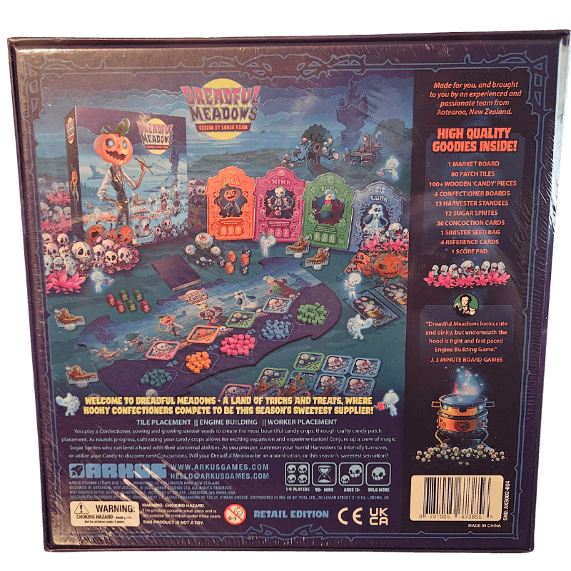 Dreadful Meadows Board Game - Crafting Game