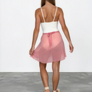 Chiffon Ballet Wrap Skirt - Womens Classical Dusty Rose Pink Skirt