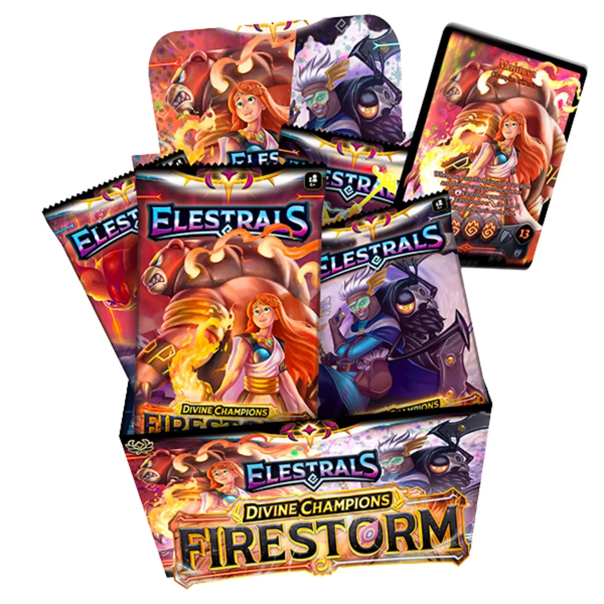 Elestrals: Firestorm: Booster Display
