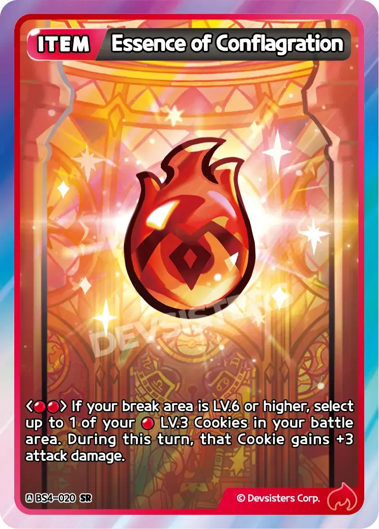 Essence of Conflagration BS4-020 SR | Super Rare Card