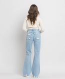 90s Vintage Super High Rise Flare Jeans