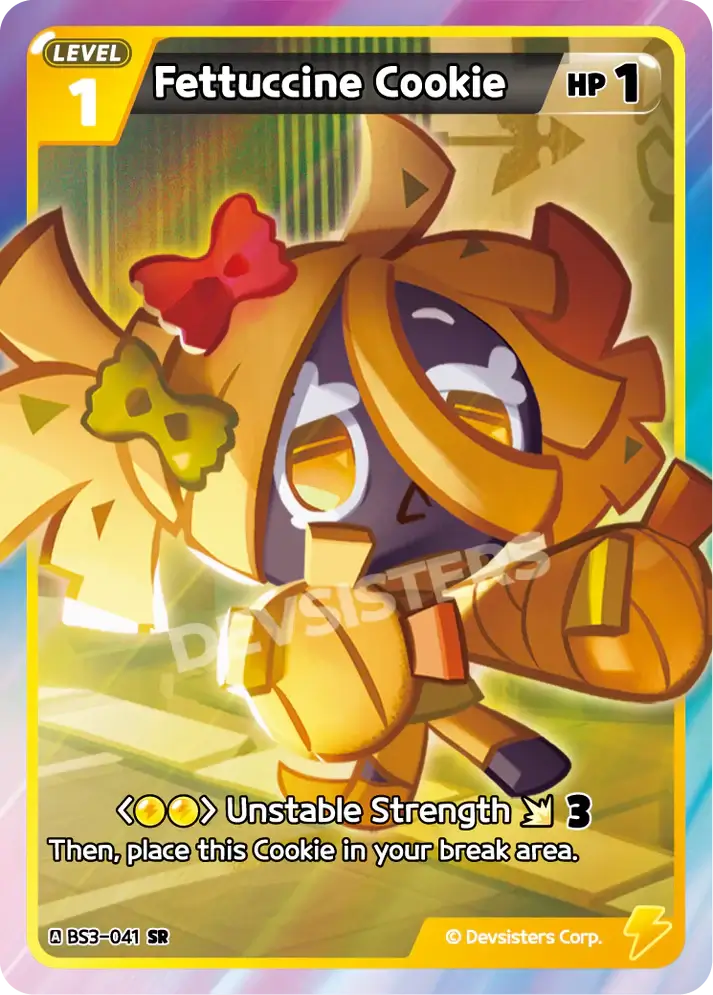 Fettuccine Cookie BS3-041 SR | Super Rare Card