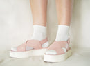 tittimitti 100% Organic Mercerized Cotton "Filo di Scozia" Women's Socks 1 Pair. Made in Italy
