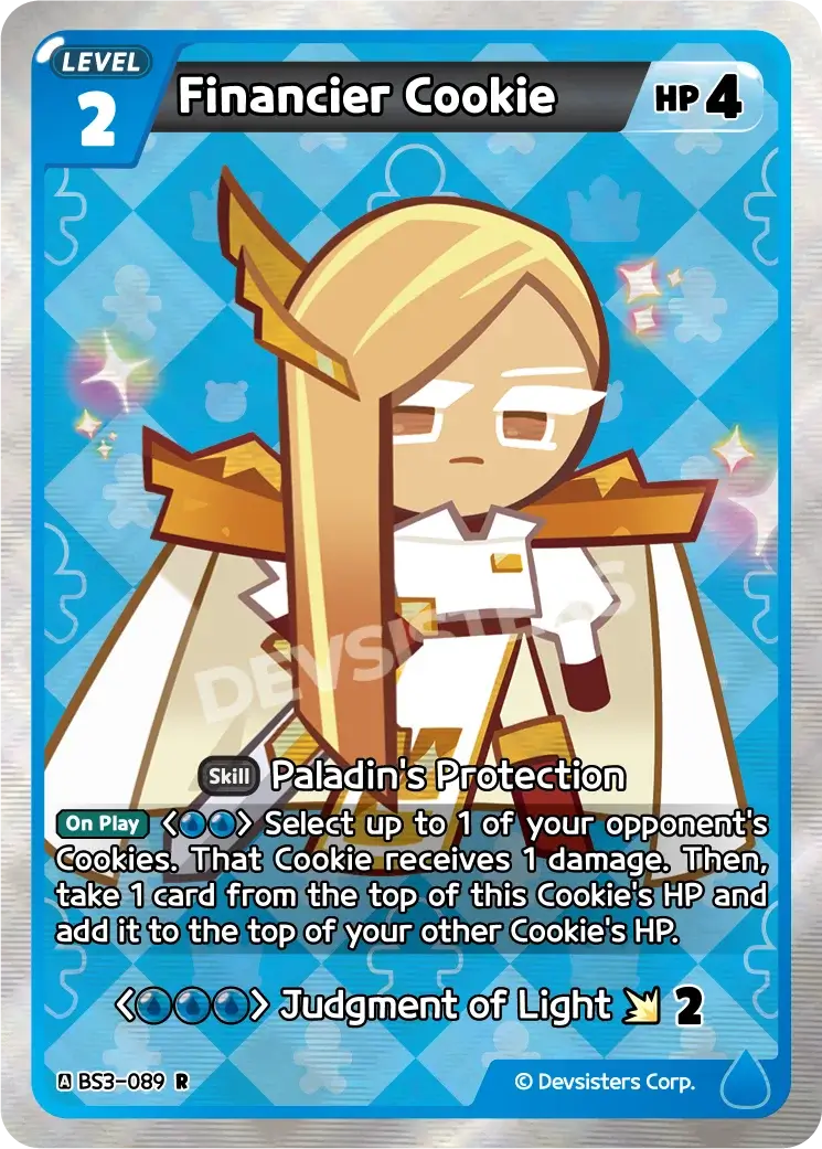 Financier Cookie BS3-089 R | Rare Card