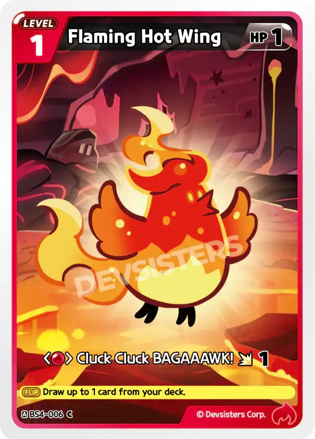Flaming Hot Wing BS4-006 C | Common Card