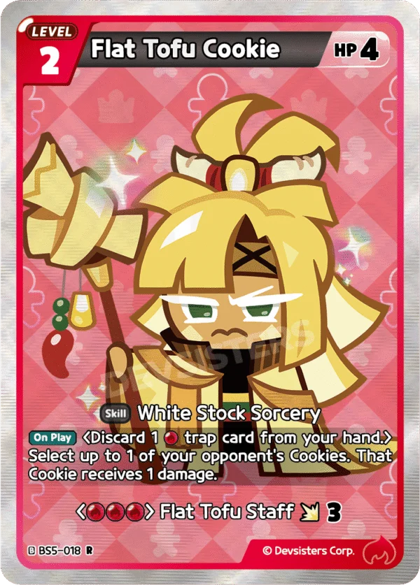 Flat Tofu Cookie BS5-018 R | Rare Card