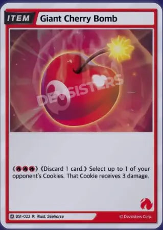 Giant Cherry Bomb BS1-022 R | Rare Card