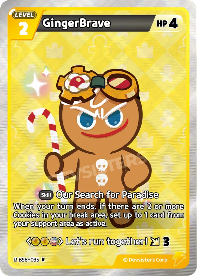 GingerBrave BS6-025 R | Rare Card