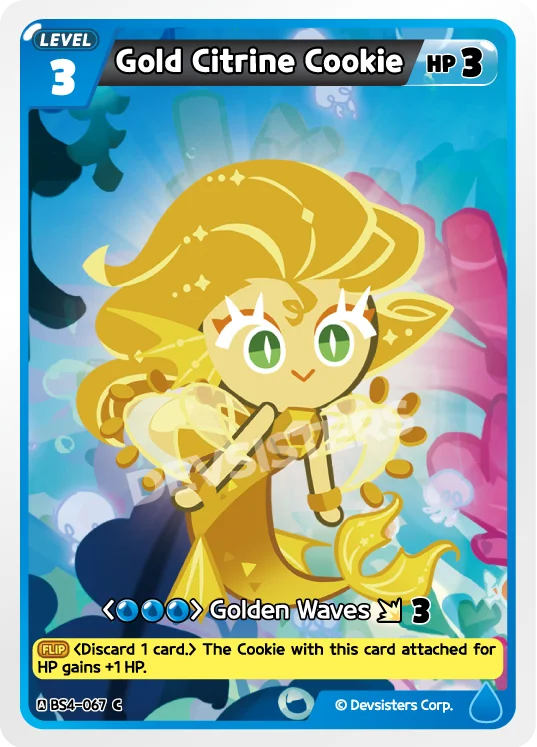 Gold Citrine Cookie C | Common Card