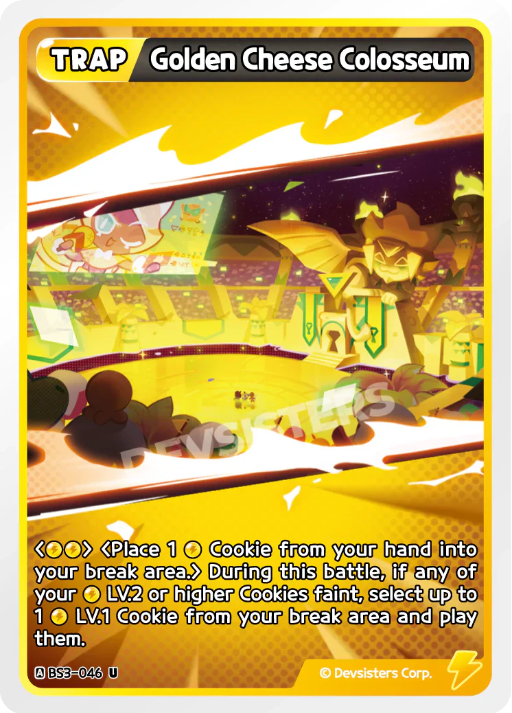 Golden Cheese Colosseum BS3-046 U | Uncommon Card