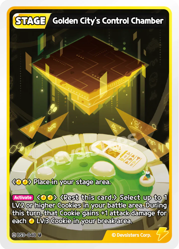 Golden City's Control Chamber BS3-048 U | Uncommon Card