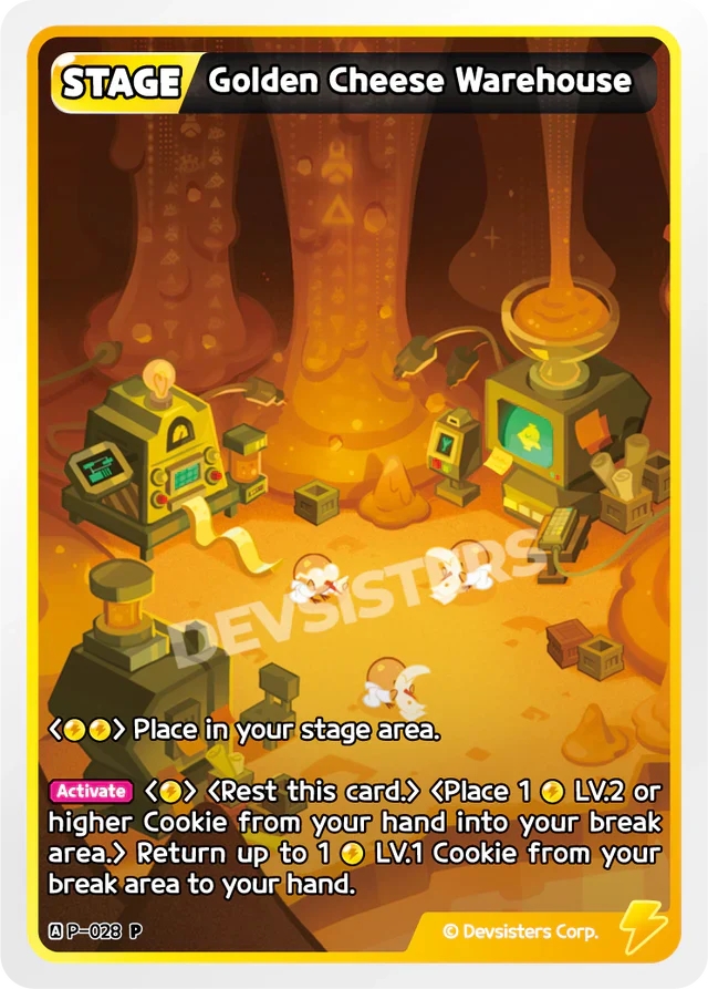 Golem Cheese Warehouse P-028 | Promo Card