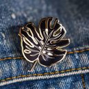 Big Monstera enamel pin