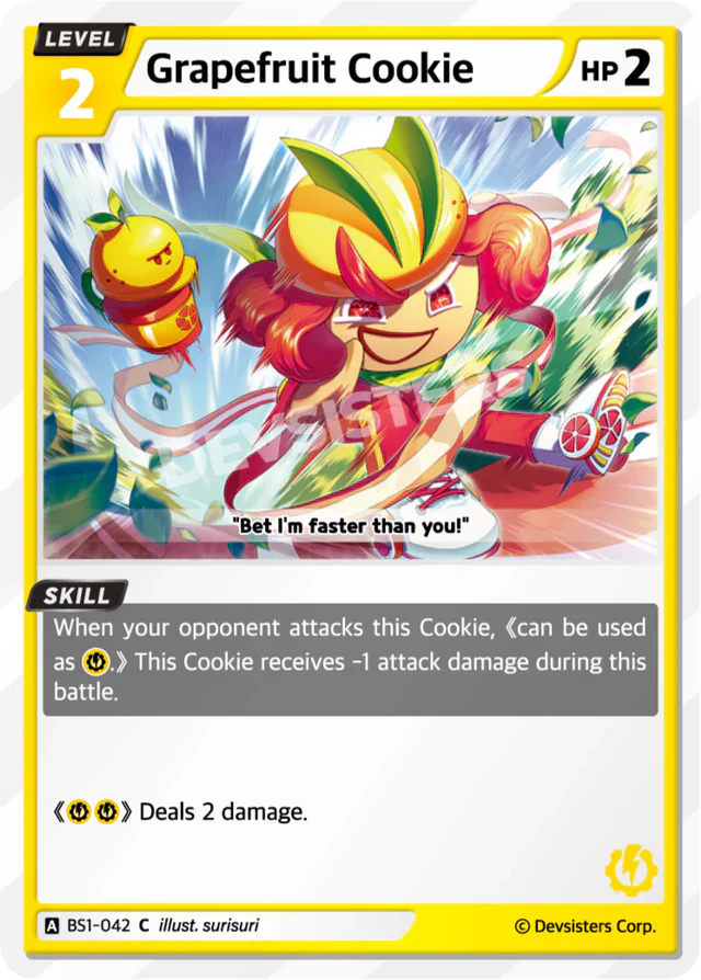 Grapefruit Cookie BS1-042 C | Common Card