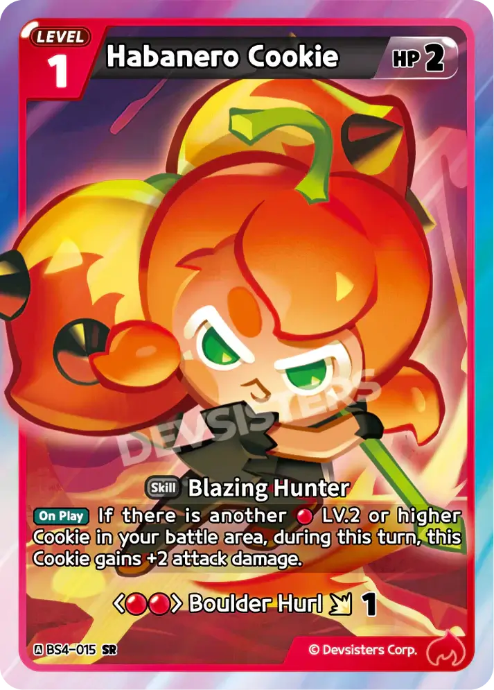 Habanero Cookie BS4-015 SR | Super Rare Card