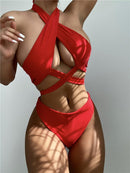 Halter Bikinis Set