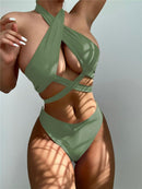 Halter Bikinis Set
