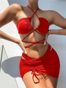Halter Bikinis Set