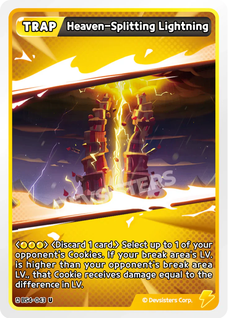 Heaven-Splitting Lightning BS4-043 U | Uncommon Card