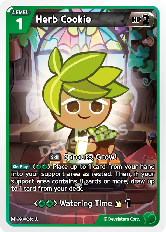 Herb Cookie BS3-065 U | Uncommon Card