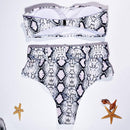 High Waist Bikini Black Swimwear