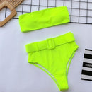 High Waist Bikini Black Swimwear