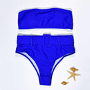 High Waist Bikini Black Swimwear