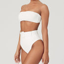 High Waist Bikini Black Swimwear
