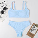 High Waist Bikini Black Swimwear