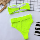 High Waist Bikini Black Swimwear