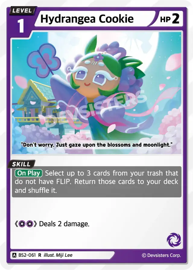 Hydrangea Cookie BS2-061 | Rare Card