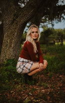 Harley's Plaid Mini Skirt